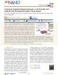 Cover page of N‑Terminal Octylated Peptoid Hydrogels as 3D-Printable Cell Scaffolds and Proteolytically Robust Cargo Depots