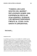 Cover page: “Fuimos los ojos dentro del barrio”: reflexiones sobre una experiencia escolar qom-español durante las medidas sanitarias frente al COVID-19 en Santa Fe (Argentina)