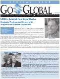 Cover page of "Go Global" Newsletter Special Issue May 2005