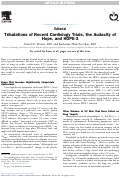 Cover page: Tribulations of Recent Cardiology Trials, the Audacity of Hope, and HOPE-3