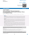 Cover page: “Long Overdue”: Nurse and Resident Physician Perspectives on Implementation of Dual-Handset Interpreter Phones in the Inpatient Setting