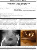 Cover page: Asymptomatic Chronic Dislocation of a Cemented Total Hip Prosthesis