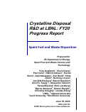 Cover page: Crystalline Disposal R&amp;D at LBNL: FY20 Progress Report