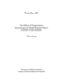 Cover page: The Effects of Transportation Infrastructure on Nearby Property Values: A Review of the Literature