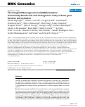 Cover page: The Songbird Neurogenomics (SoNG) Initiative: Community-based tools and strategies for study of brain gene function and evolution