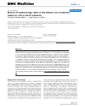 Cover page: Review of epidemiologic data on the debate over smokeless tobacco's role in harm reduction