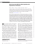 Cover page: Menin Associates With the Mitotic Spindle and Is Important for Cell Division