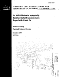 Cover page: Ga Self-Diffusion in Isotopically Enriched GaAs Heterostructures Doped with Si and Zn