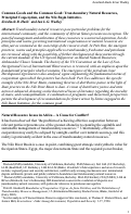 Cover page: Common Goods and the Common Good: Transboundary Natural Resources, Principled Cooperation, and the Nile Basin Initiative