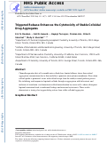 Cover page: Triggered Release Enhances the Cytotoxicity of Stable Colloidal Drug Aggregates