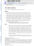 Cover page: The Confidence Database.