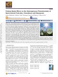 Cover page: Probing Matrix Effects on the Heterogeneous Photochemistry of Neonicotinoid Pesticides, Dinotefuran and Nitenpyram