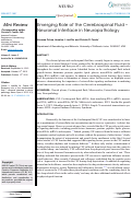 Cover page: Emerging Role of the Cerebrospinal Fluid – Neuronal Interface in Neuropathology