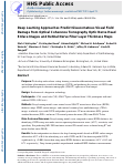 Cover page: Deep Learning Approaches Predict Glaucomatous Visual Field Damage from OCT Optic Nerve Head En Face Images and Retinal Nerve Fiber Layer Thickness Maps