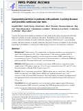 Cover page: Lipoprotein particles in patients with pediatric Cushing disease and possible cardiovascular risks