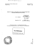 Cover page: DESIGN OF IDEAL CASCADES OF GAS CENTRIFUGES WITH VARIABLE SEPARATION FACTORS