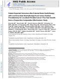 Cover page: Patient-reported Outcomes After External Beam Radiotherapy With Low Dose Rate Brachytherapy Boost vs Radical Prostatectomy for Localized Prostate Cancer: Five-year Results From a Prospective Comparative Effectiveness Study.