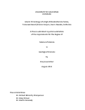 Cover page: Glacial Chronology of a High Altitude Moraine Series, Tamarack Bench/Francis Canyon, Sierra Nevada, California