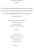 Cover page: Factors affecting the streamflow and in-stream nitrate concentration in semi-arid areas: sub-surface flow-generation, vertical distribution of soil nitrate and drainage properties, and the connectivity of impervious areas.