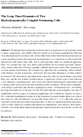 Cover page: The Long-Time Dynamics of Two Hydrodynamically-Coupled Swimming Cells
