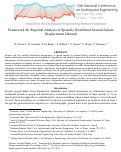 Cover page: Framework for Regional Analysis of Spatially Distributed Ground Failure Displacement Hazards