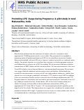 Cover page: Promoting LPG usage during pregnancy: A pilot study in rural Maharashtra, India