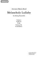 Cover page: Melancholy Lullaby