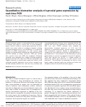 Cover page: Quantitative biomarker analysis of synovial gene expression by real-time PCR