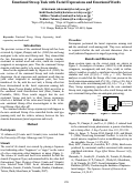 Cover page: Emotional Stroop Task with Facial Expressions and Emotional Words