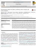 Cover page: Environmental impact food labels combining carbon, nitrogen, and water footprints