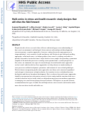 Cover page: Multi-omics in stress and health research: study designs that will drive the field forward.