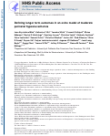 Cover page: Defining Longer-Term Outcomes in an Ovine Model of Moderate Perinatal Hypoxia-Ischemia.