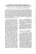 Cover page: Segregation of Citrus Tristeza Virus Strains as Evidenced by Double Stranded RNA (dsRNA) Analysis