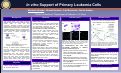 Cover page: In Vitro Support of Primary Leukemia Cells