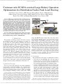 Cover page: Customer-side SCADA-assisted Large Battery Operation Optimization for Distribution Feeder Peak Load Shaving