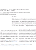 Cover page: Estimating the cost of saving electricity through U.S. utility customer-funded energy efficiency programs