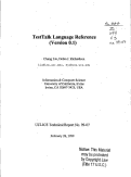 Cover page: TestTalk language reference (version 0.1)