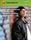 Cover page: Facilitating family acceptance through intervention programs to avert displacement