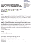 Cover page: Intravenous tenecteplase for acute ischemic stroke between 4.5 and 6 h of onset (EXIT-BT2): Rationale and Design.