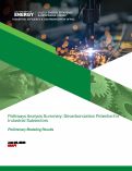 Cover page: Pathways Analysis Summary: Decarbonization Potential for Industrial Subsectors - Preliminary Modeling Results