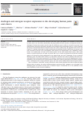 Cover page: Androgen and estrogen receptor expression in the developing human penis and clitoris