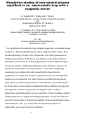 Cover page: Simulation studies of non-neutral plasma equilibria in an electrostatic trap with magnetic 
mirror