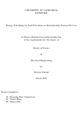 Cover page: Energy Scheduling for Task Execution on Intermittently-Powered Devices