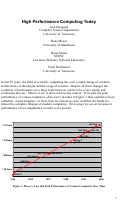 Cover page: High Performance Computing Today