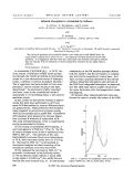 Cover page: Infrared Absorption in Acetanilide by Solitons