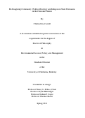 Cover page: Re-Imagining Community: Political Ecology and Indigenous State Formation in the Cherokee Nation