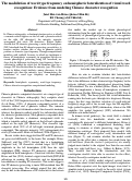 Cover page: The modulation of word type frequency on hemispheric lateralization of visual word recognition: Evidence from modeling Chinese character recognition