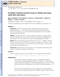 Cover page: Evaluation of plasma annexin V levels in children and young adults with solid tumors