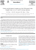 Cover page: Calcite and dolomite formation in the CM parent body: Insight from in situ C and O isotope analyses