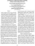 Cover page: Constraints for Computational Models of Reading: Evidence from learning lexical stress